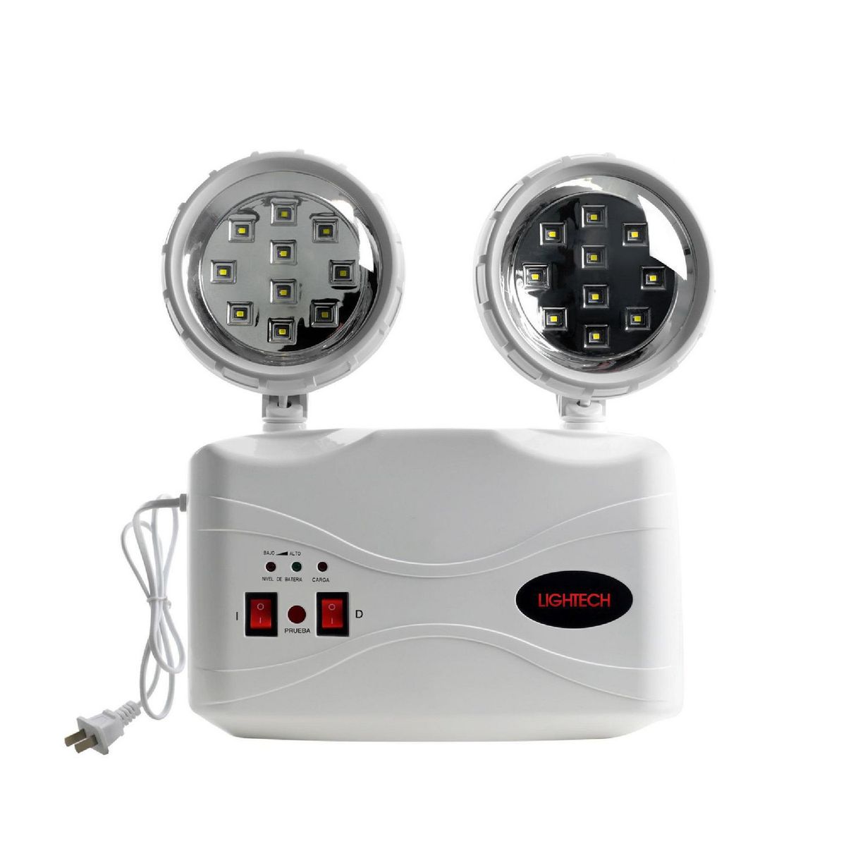 LIGHTECH - Lámpara de Emergencia LED Luz Fría PF09 4W Lightech