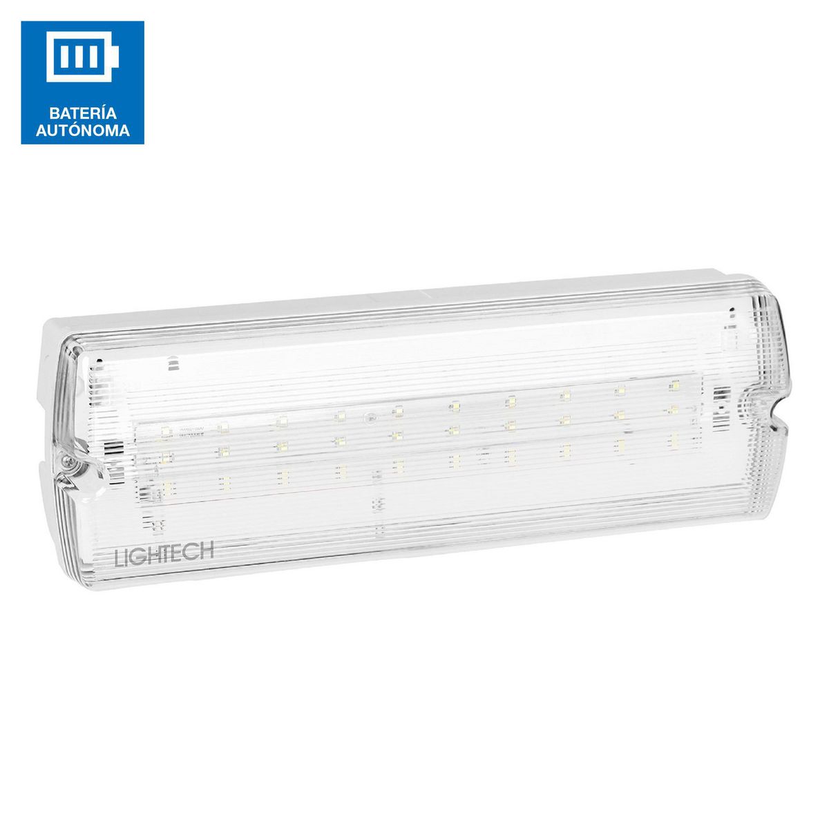 LIGHTECH - Lámpara de Emergencia IP65 3W 75K Lightech