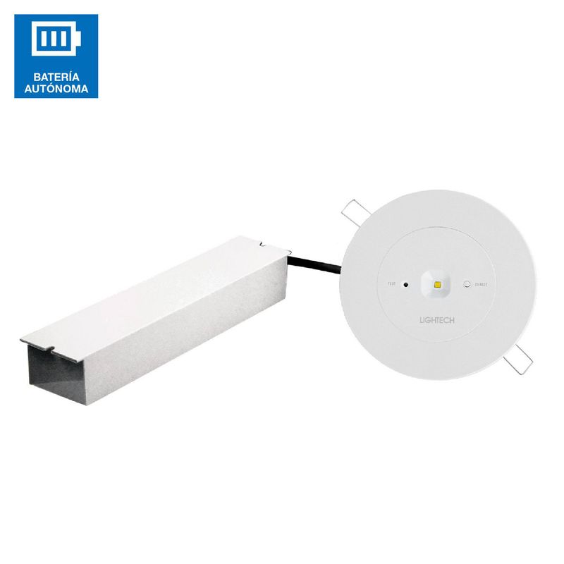 LIGHTECH - Lámpara de Emergencia Empotrar 5W 75K Lightech