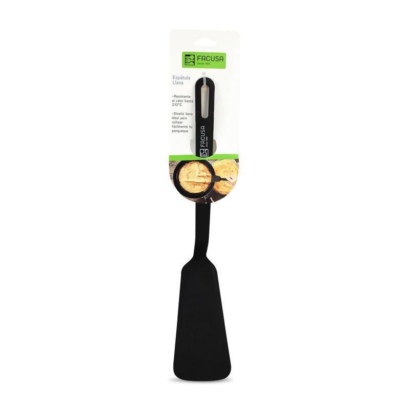 FACUSA - Espátula Llana de Nylon Negro