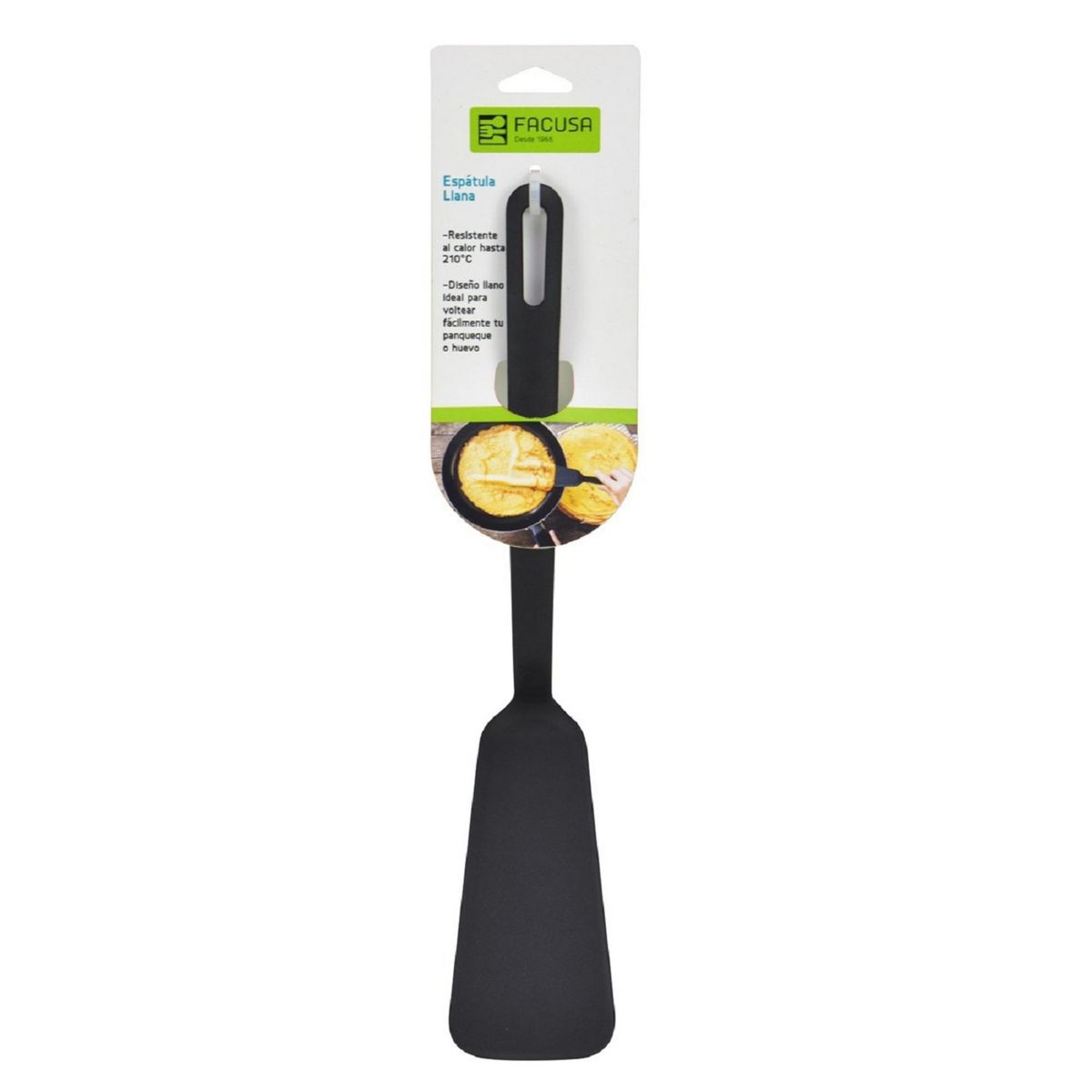 FACUSA - Espátula Llana de Nylon Negro