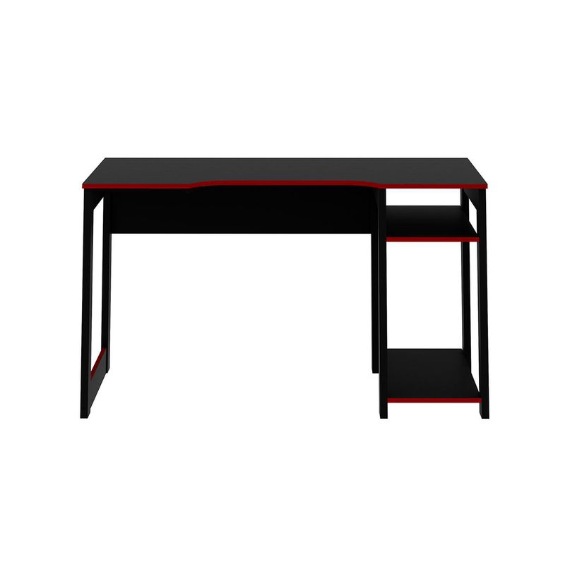BONNO - Escritorio Gamer Sirion Negro/Rojo