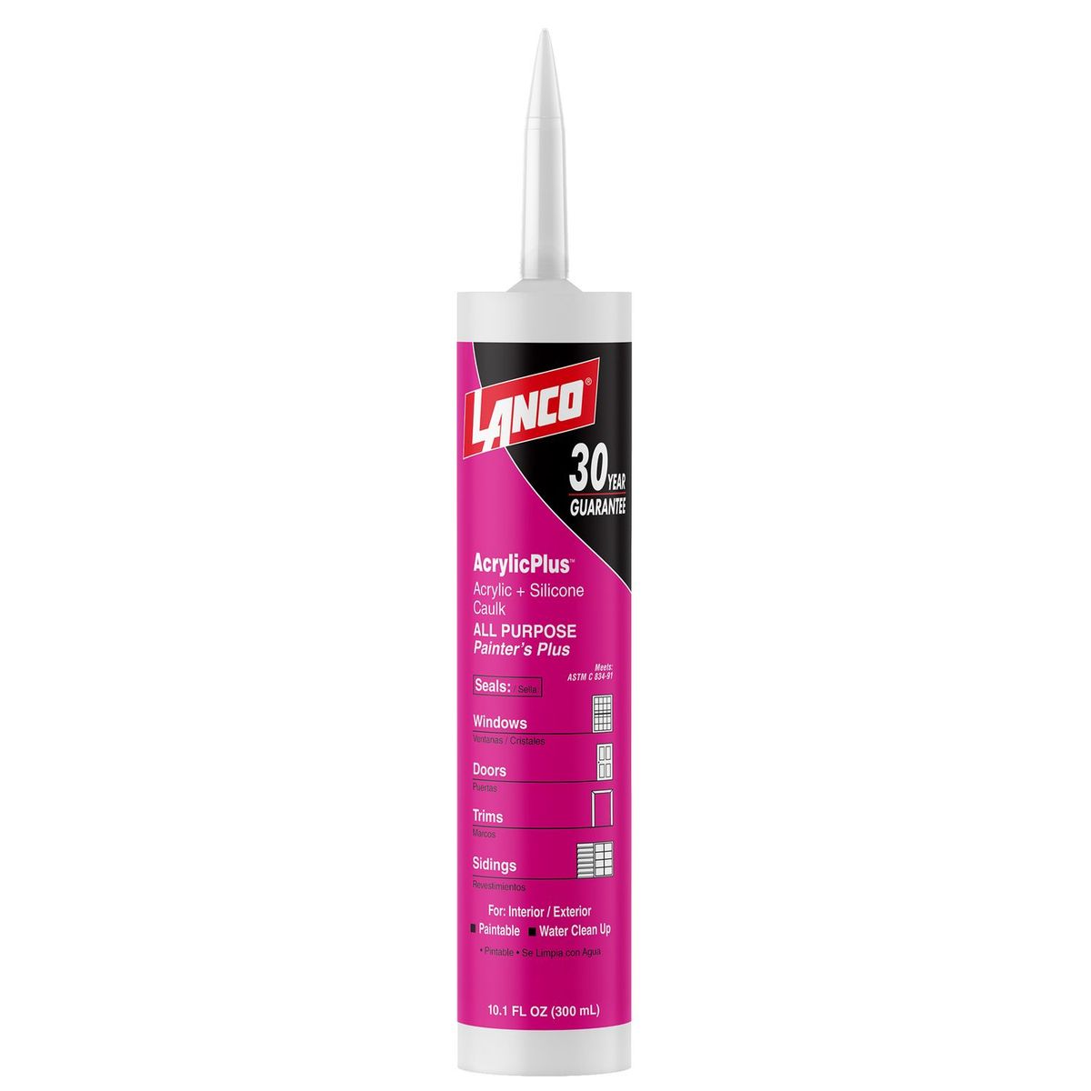 LANCO - Sellador Acrylic Plus Lanco Blanco 300 ml