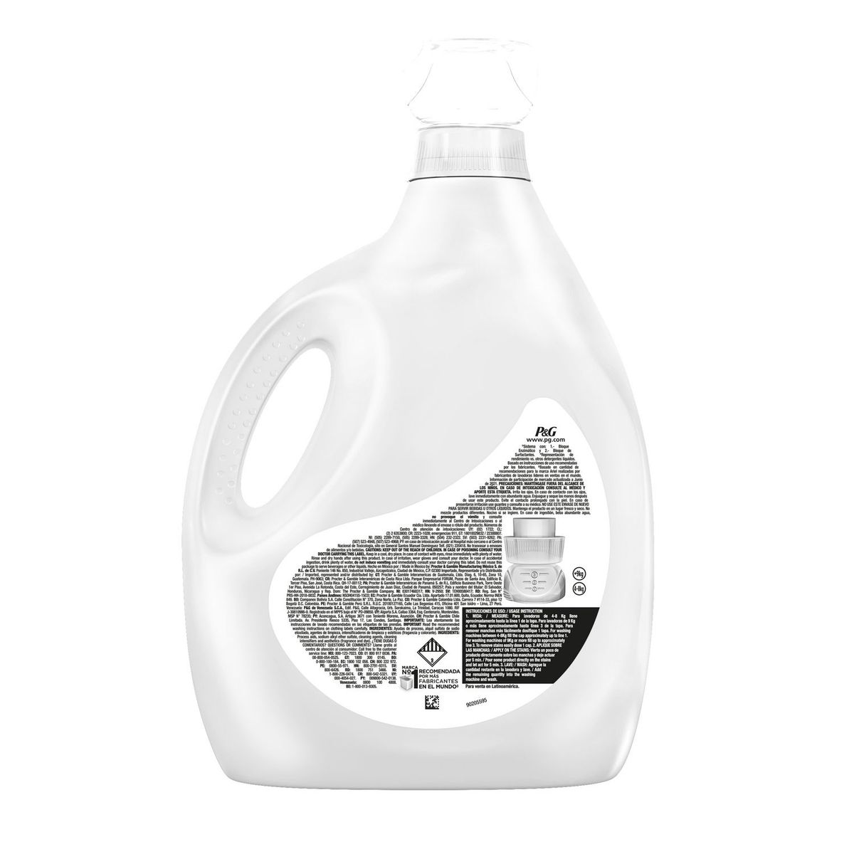 ARIEL - Detergente Líquido Ariel Doble Poder 3.7L