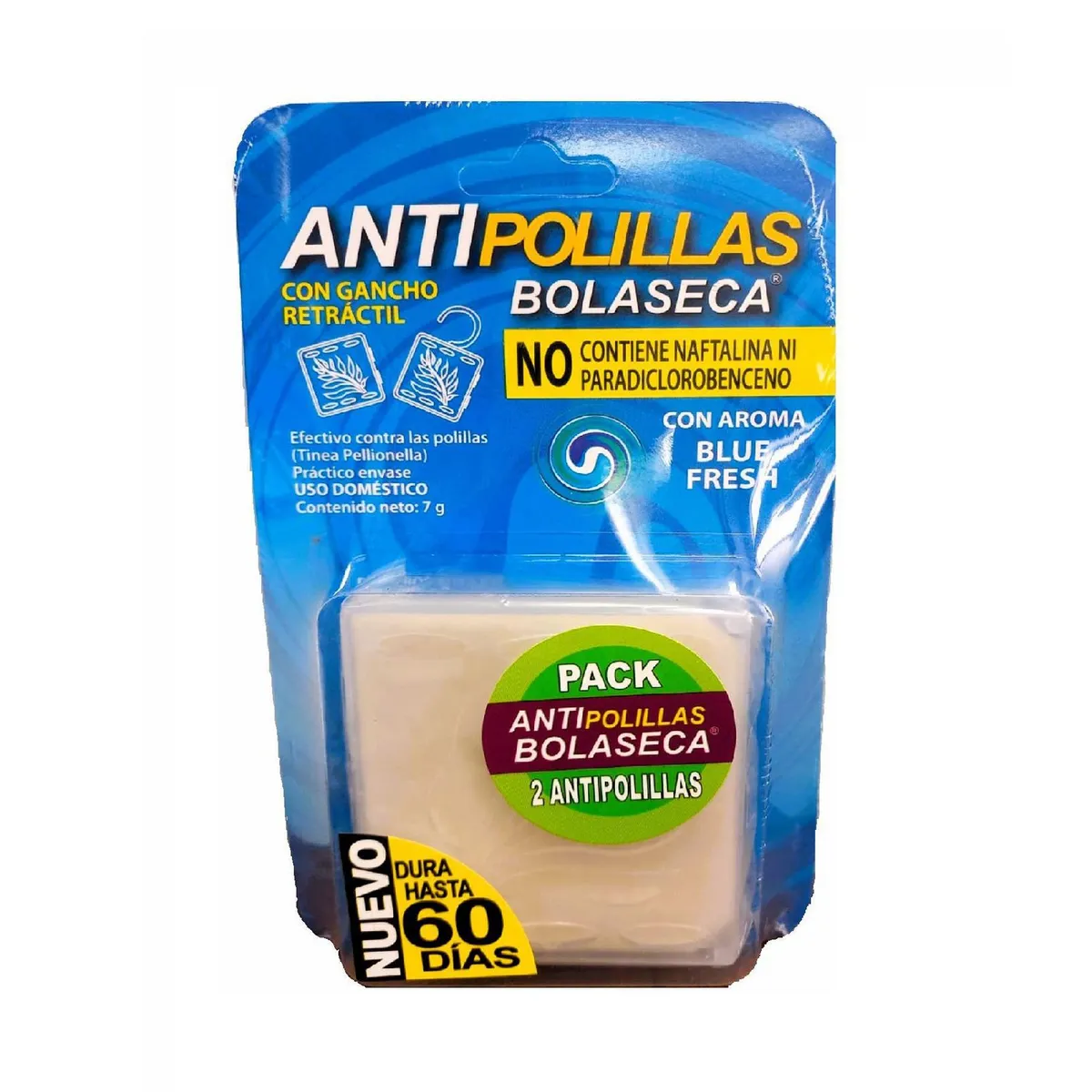 BOLASECA - Duo Antipolilla Blue Fresh