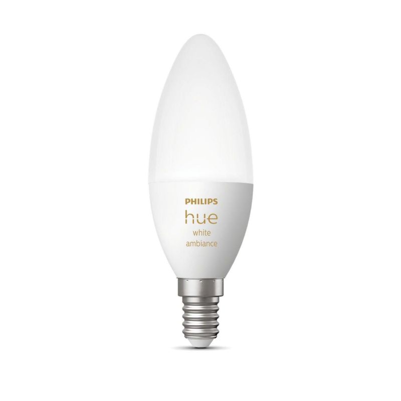 PHILIPS HUE - Foco Vela LED Smart Hue E14 Luz Fría/Luz Cálida