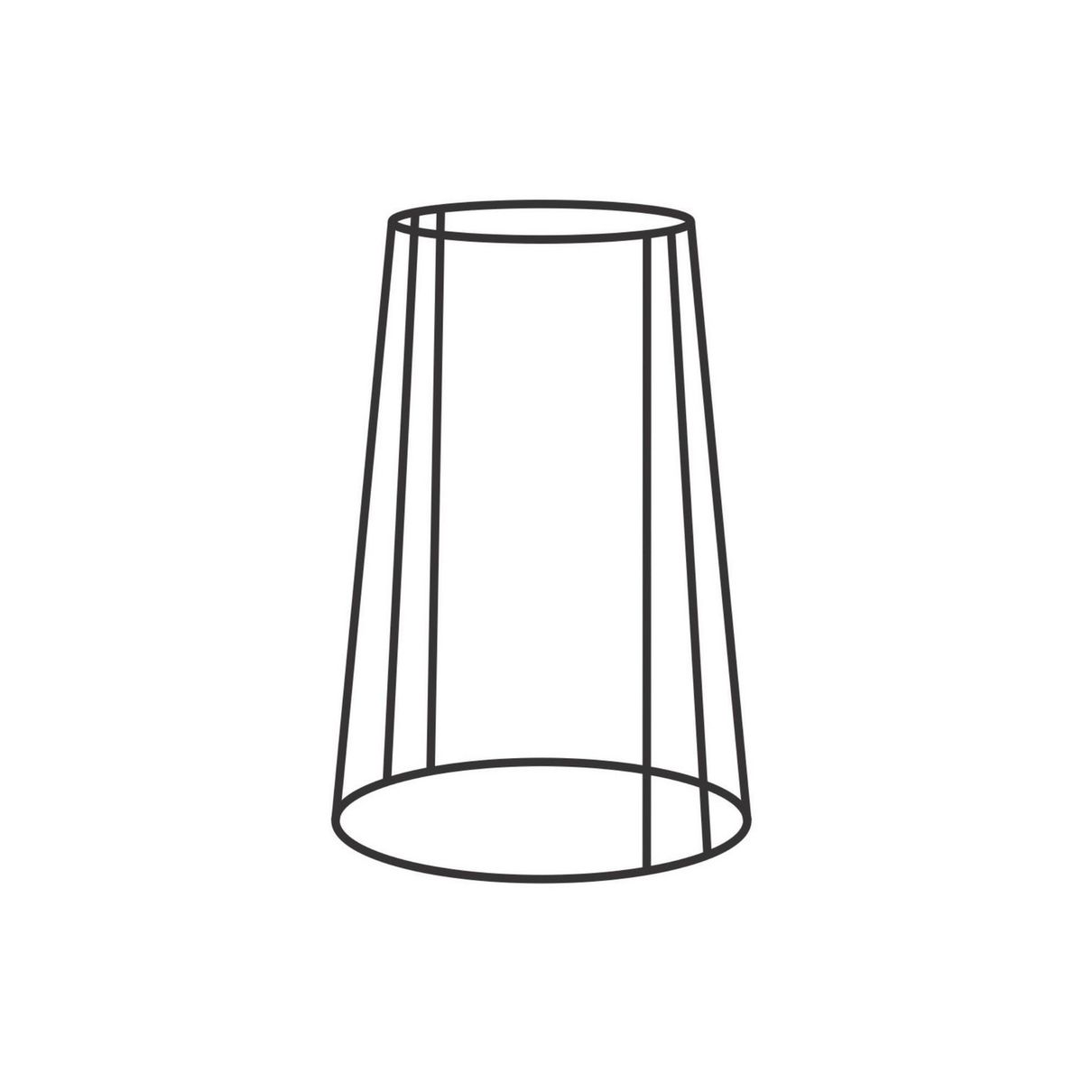 GENERICO - Portamacetas de Pie Round 55cm