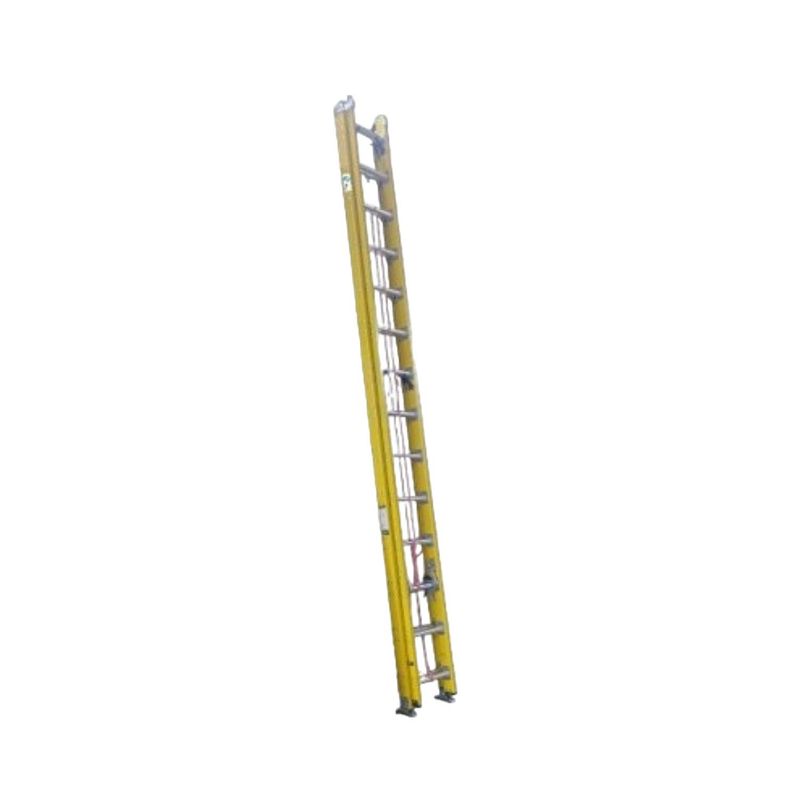  - Escalera Telescópica 28 Pasos Fibra de Vidrio 4.32m