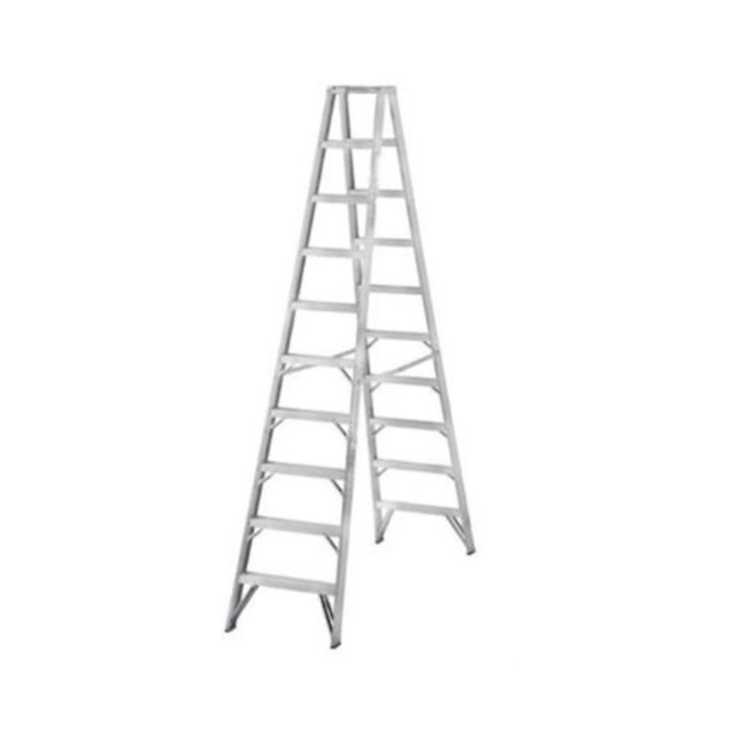  - Escalera Tijera Doble Ascenso 10 Pasos Aluminio 3.05m