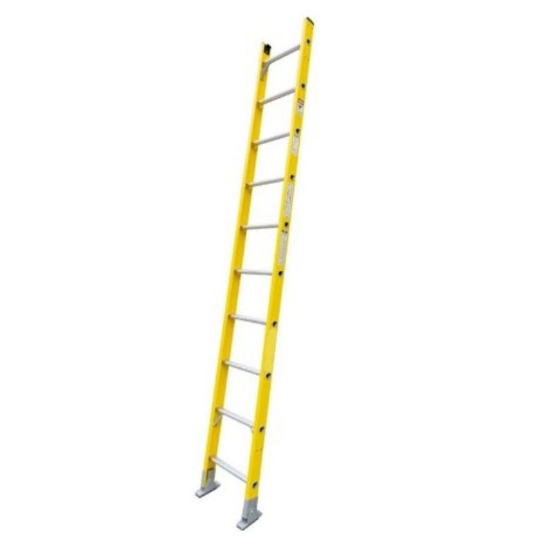  - Escalera Telescópica de Fibra de Vidrio 10 pasos