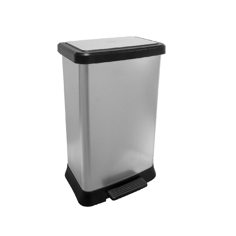 XIMESA - Papelera Polipropileno Ximesa Metalizado 55 L
