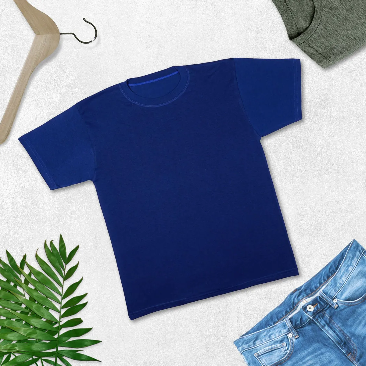  - Polo Hombre Manga Corta Azul