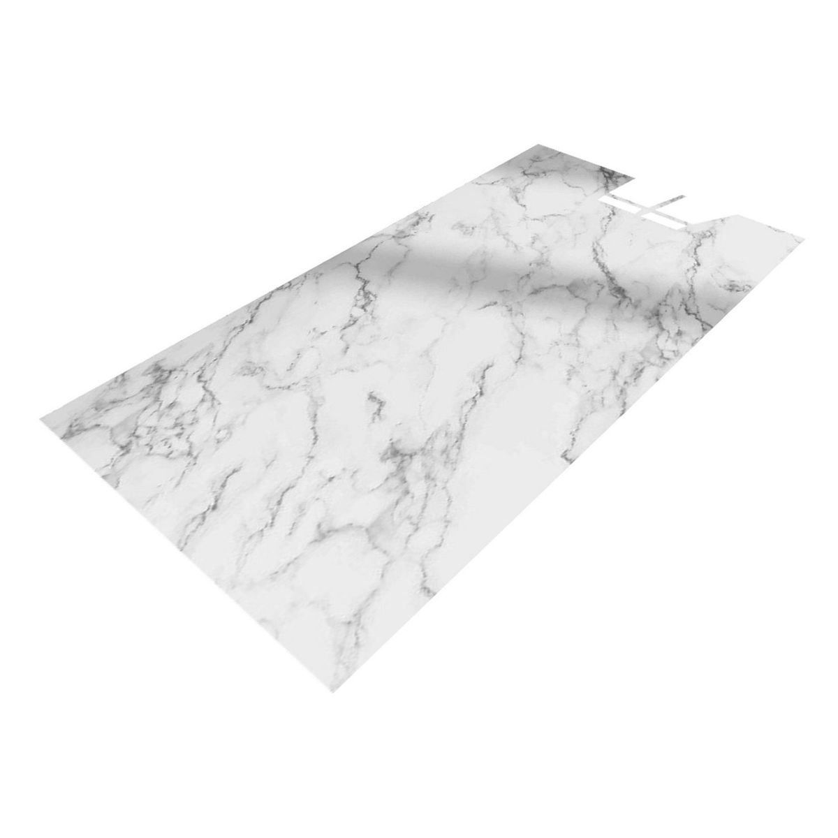 DECOKASA - Panel SPC gris 244x122 cm para pared