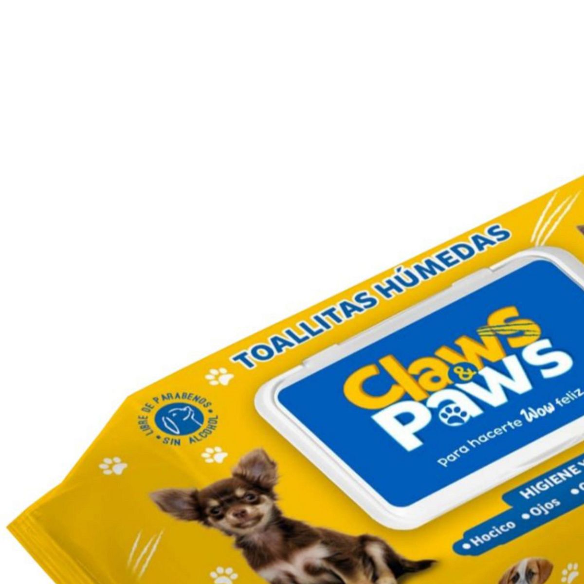 CLAWS & PAWS - Toallas Humedas Claws & Paws 50 Unidades