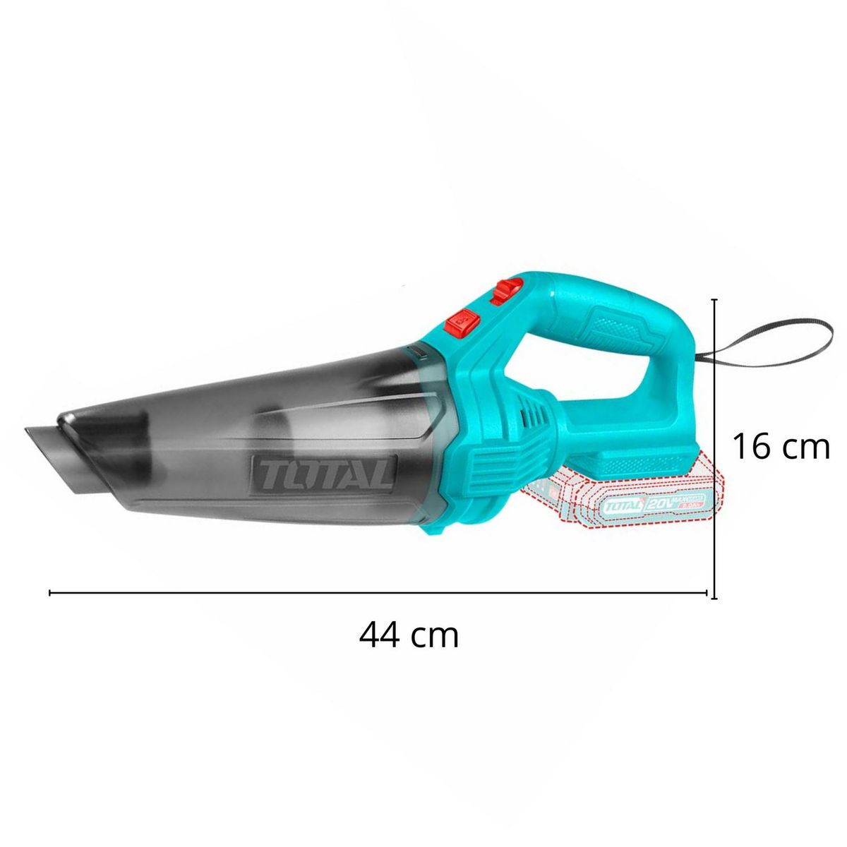  - Aspiradora a Batería 20V - BAT/CAR - TVLI20126