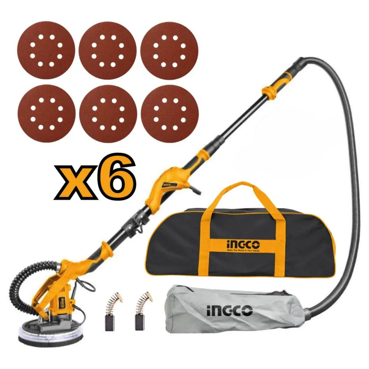  - Lijadora de Pared/Drywall 1050W INGCO DWS10501