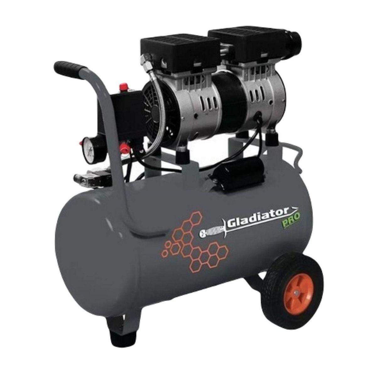 GLADIATOR - Compresor de Aire sin Aceite 220V