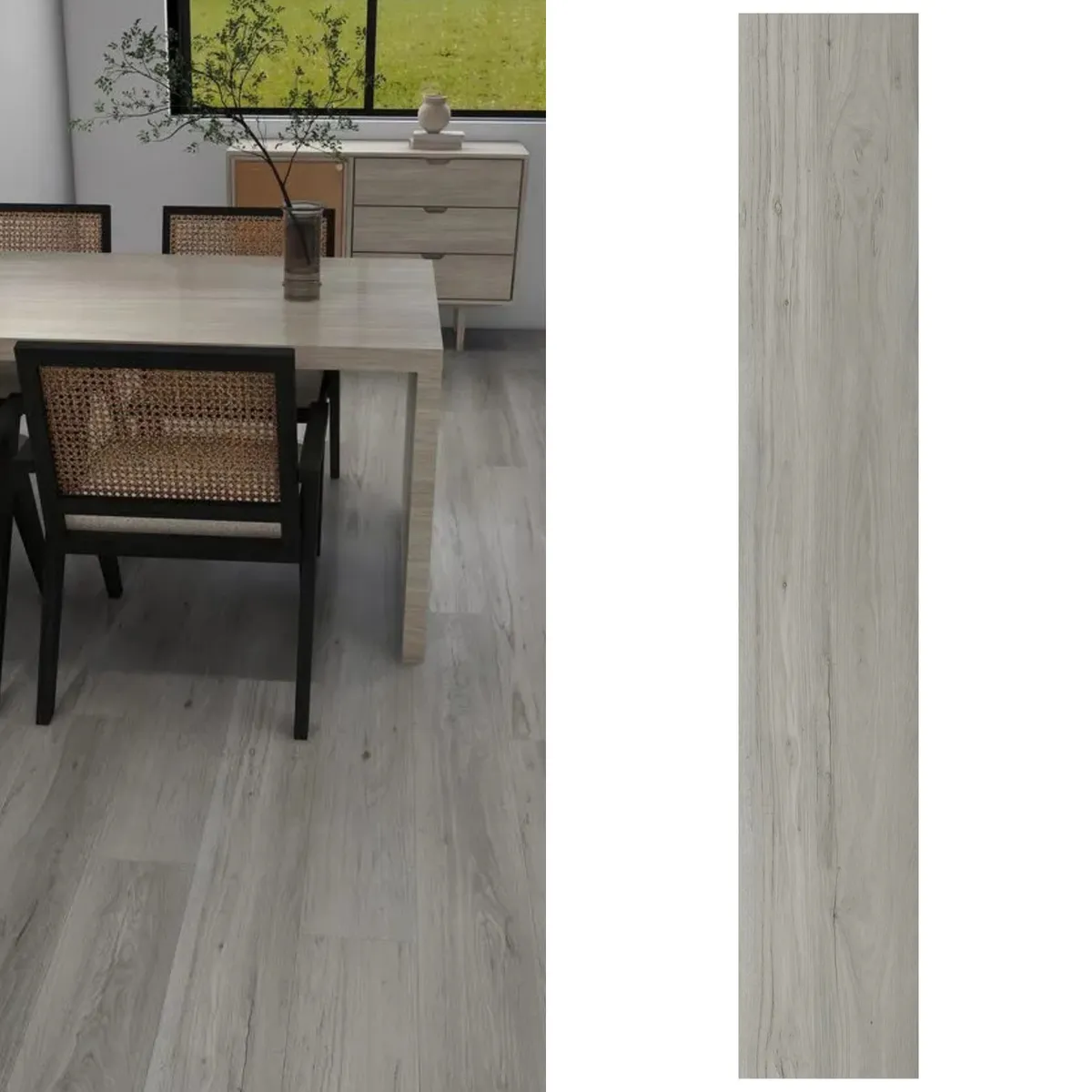 KLIPEN - Piso SPC Lignum Rustic Oak 18.3x121.9cm 5mm - Venta por caja