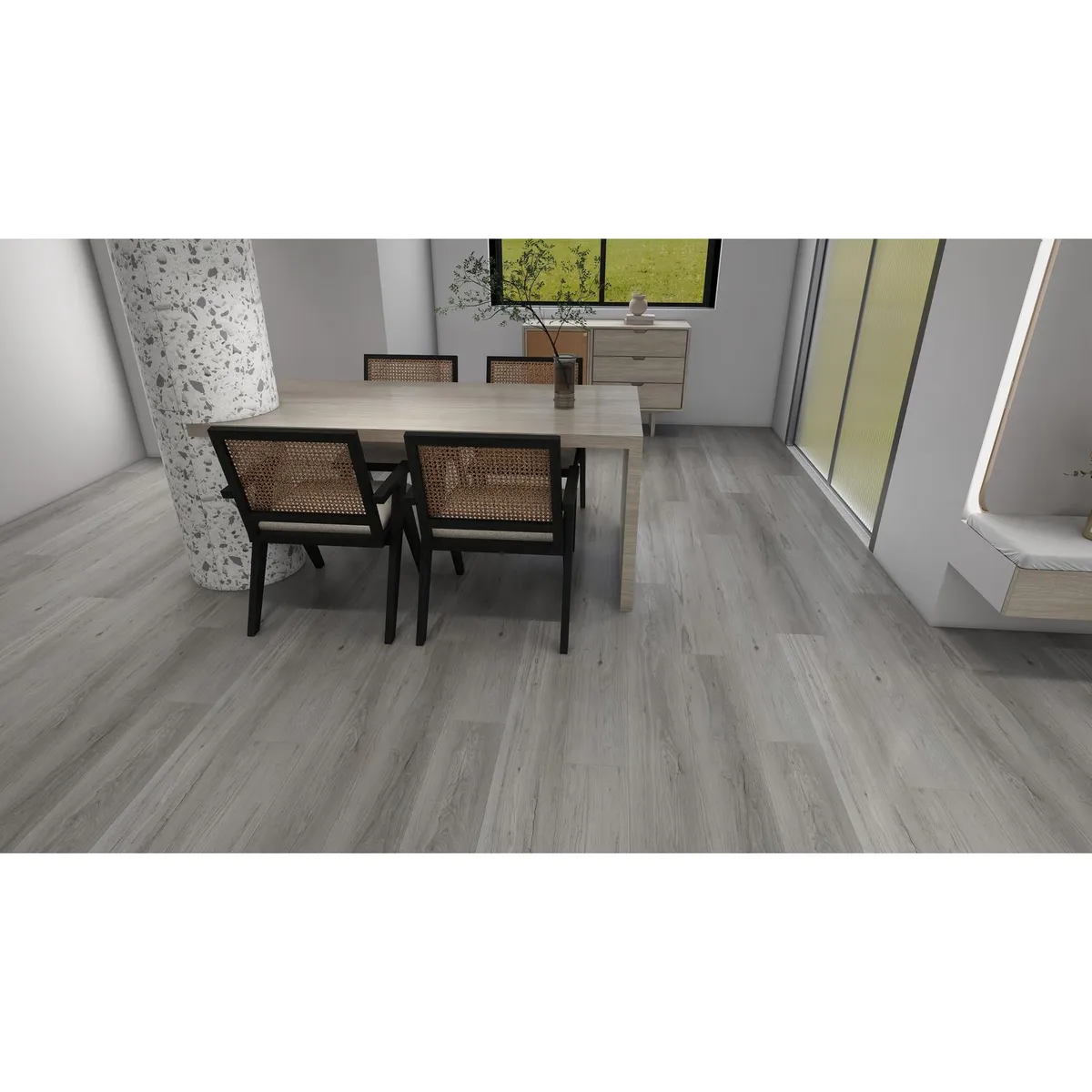 KLIPEN - Piso SPC Lignum Rustic Oak 18.3x121.9cm 5mm - Venta por caja