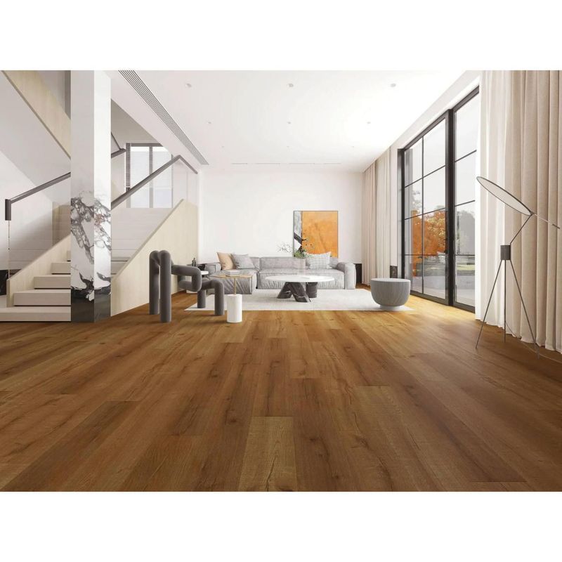 KLIPEN - Piso SPC Lignum Cappuccino 18.3x121.9cm 5mm - Venta por caja