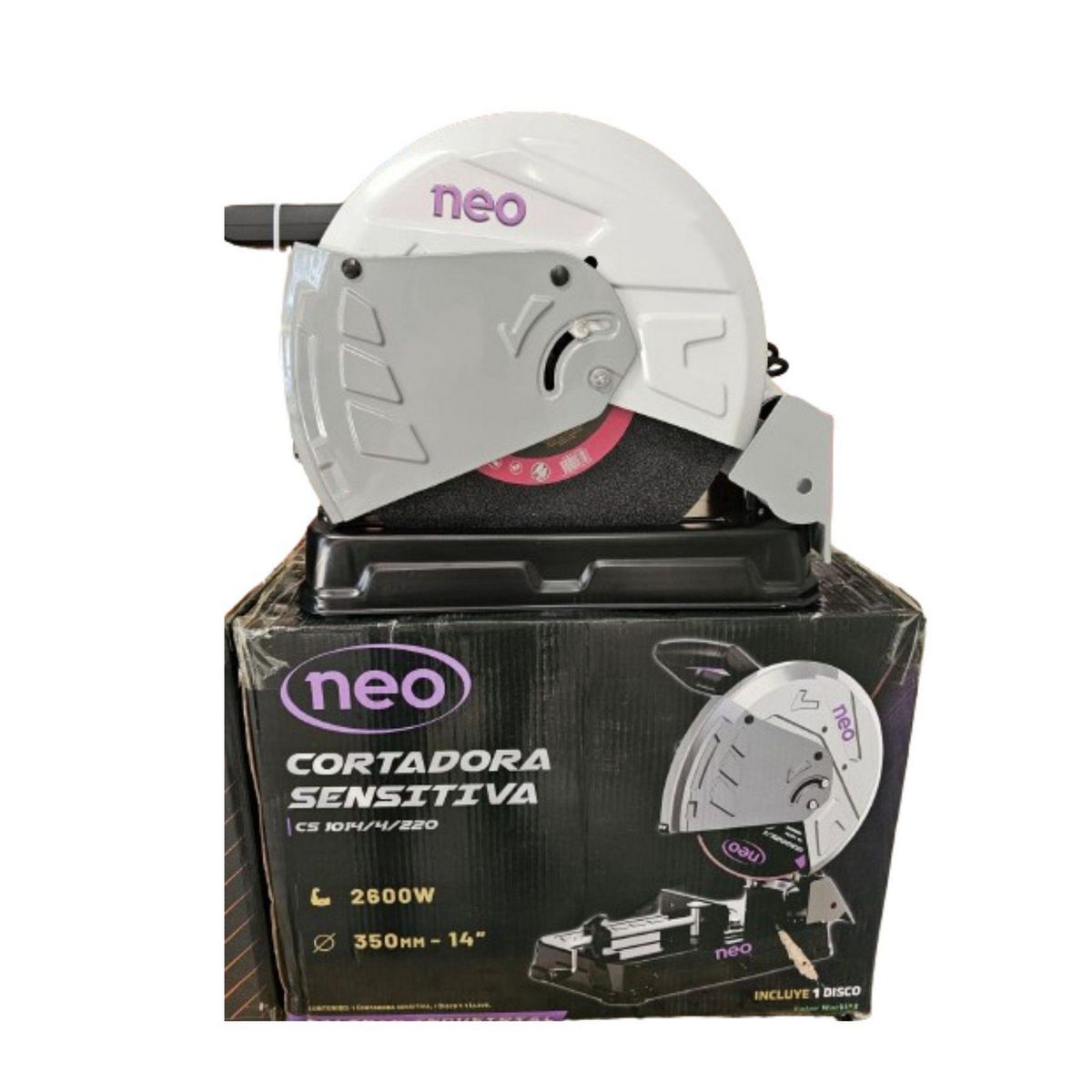 NEO - Soldadora inverter electrodo 200A IX11200 220V y Tronzadora de Metal NEO