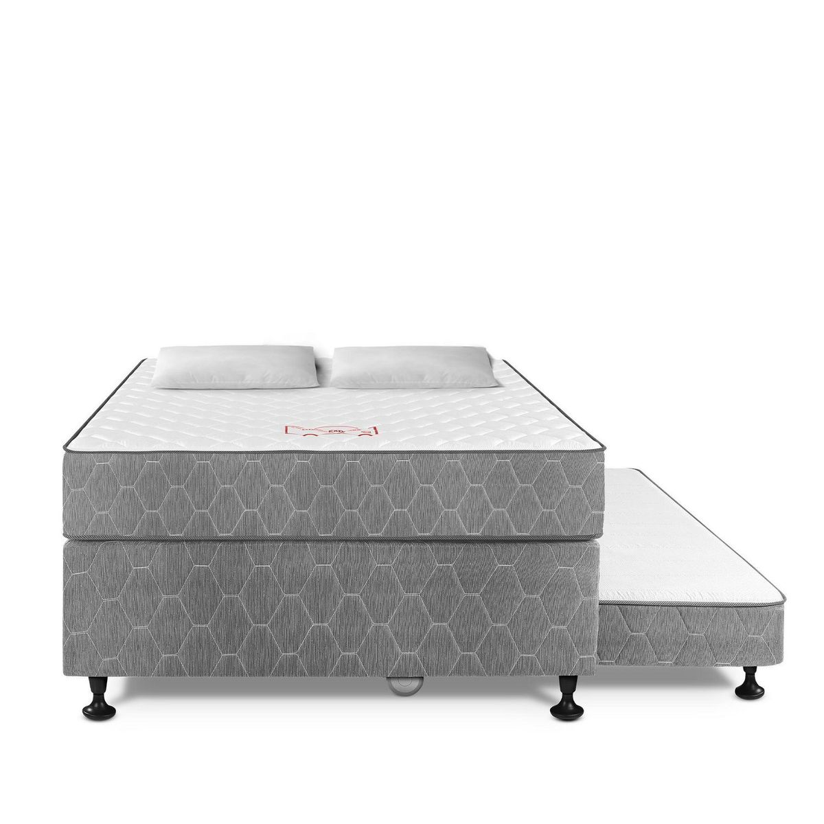 PARAISO - Cama Diván 2 Plazas + 2 Almohadas + Protector
