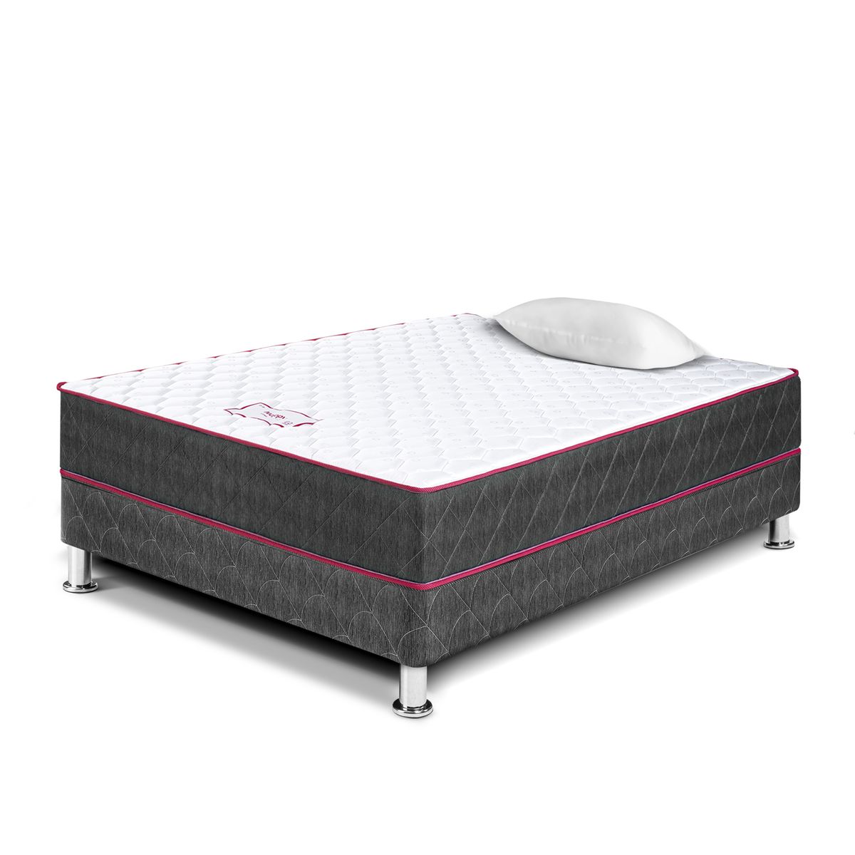 PARAISO - Cama Nappy 1.5 Plazas + Almohada + Protector