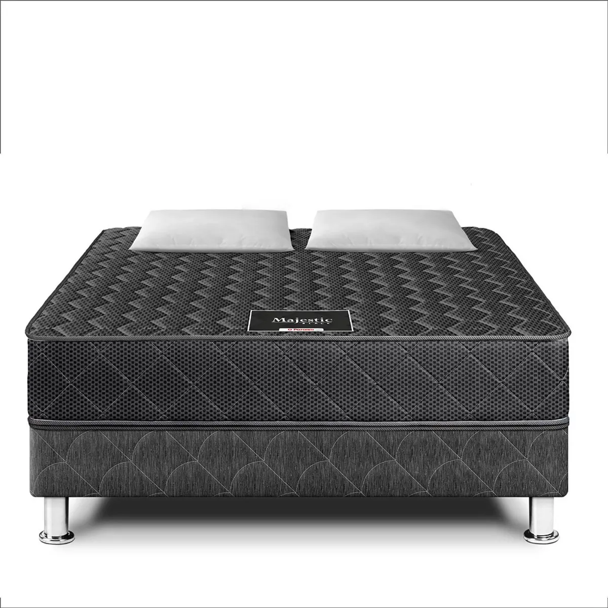 PARAISO - Cama Paraíso Majestic 2 Plazas + 2 Almohadas + Protector