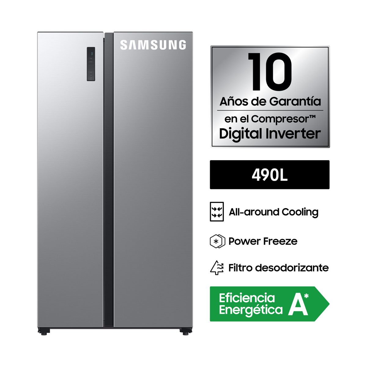 SAMSUNG - Refrigeradora Samsung Rs52B3000M9/Pe 550 L