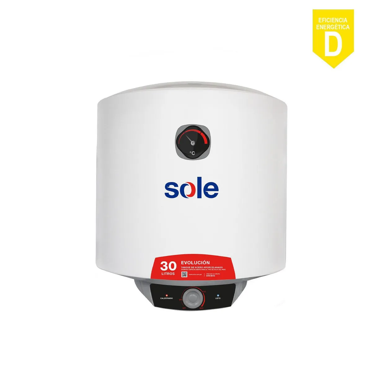 SOLE - Terma Eléctrica Sole Evolución 30L P/Pared