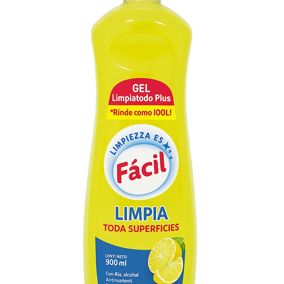 GENERICO - Limpiatodo Facil Limón 900 Ml
