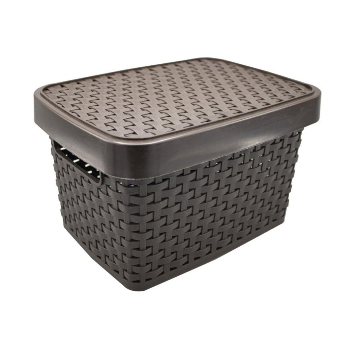 DURAPLAST - Cesto Rattan con Tapa N4 16lt