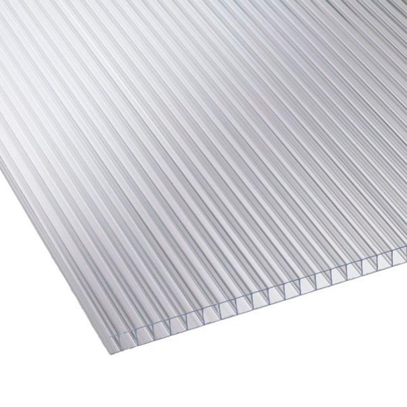 POLYARQ - Techo de Policarbonato Alveolar Clear  2.10m x 5.8m x 6mm Polygal