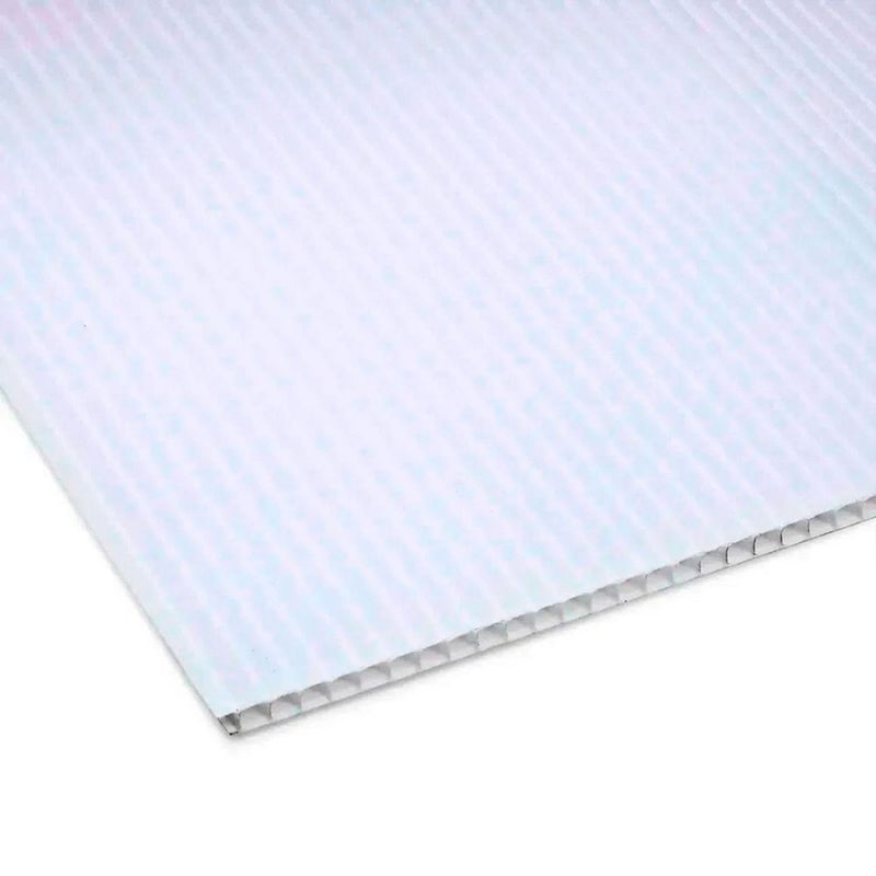 POLYARQ - Techo de Policarbonato Alveolar Ice  1.05m x 2.90m x 6mm Polygal