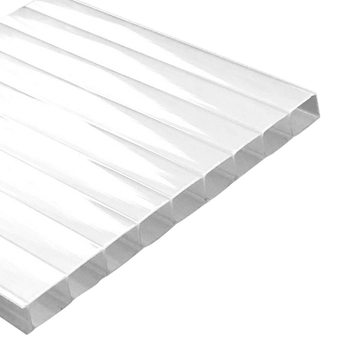 POLYARQ - Techo de Policarbonato Alveolar Perla 2.10m x 5.90m x 8mm Polygal