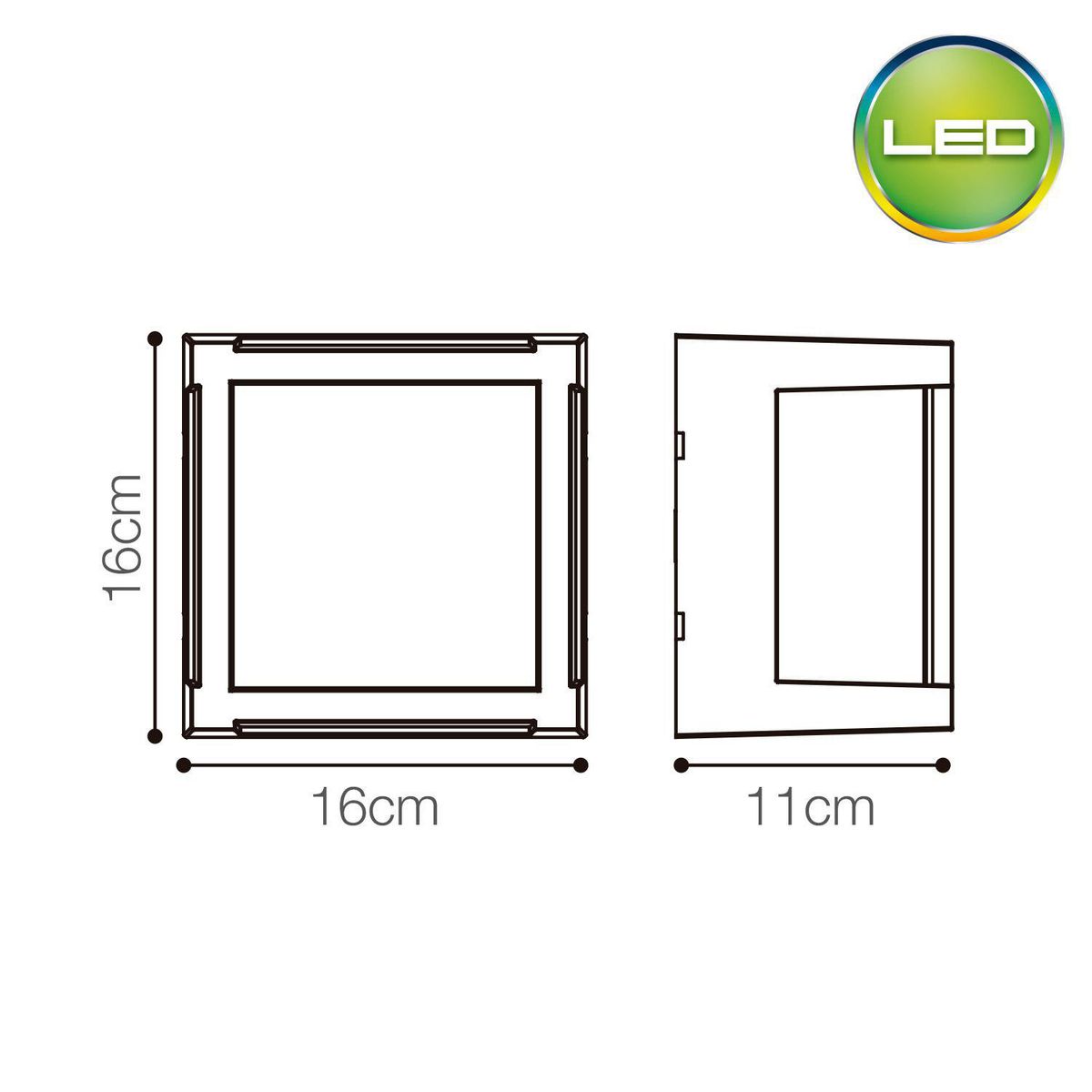 LIGHTECH - Braquete de Pared Exterior Bora 3 Luces 15W IP65