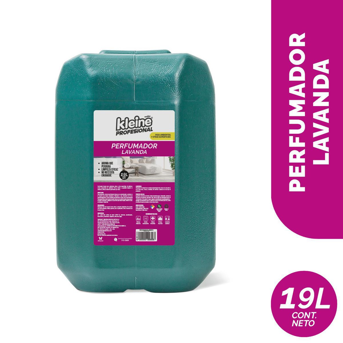 KLEINE - Perfumador de Ambiente Lavanda 1 Bidón