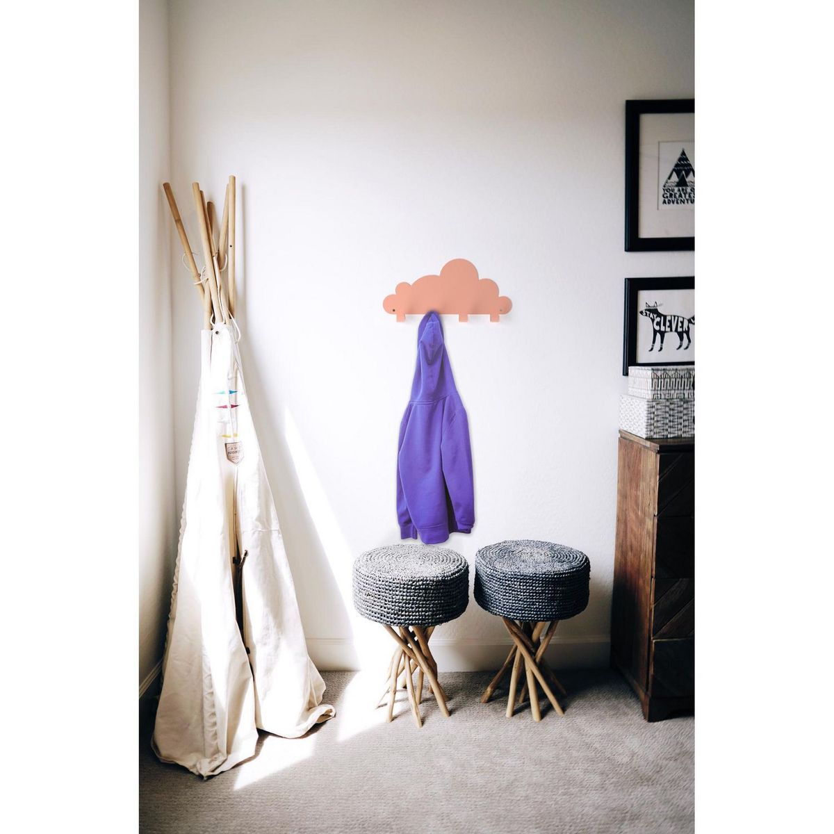 ORGANIZA DUCASSE - Percha Nube Rosada