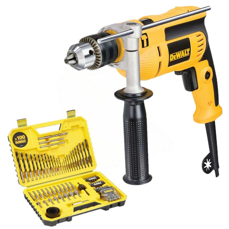 DEWALT - Taladro Dewalt DWD024 + Set 100 pzas