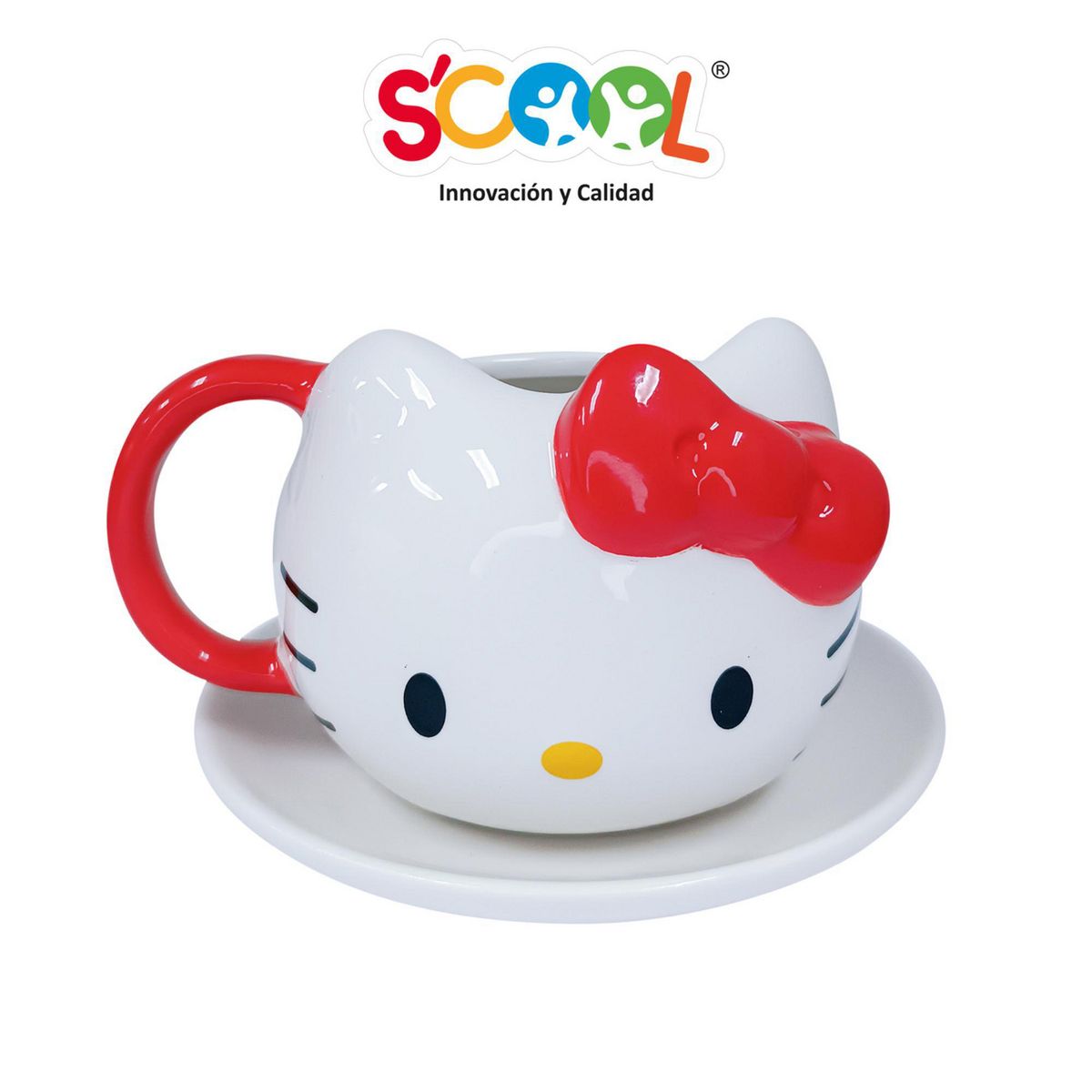 SCOOL - Set de Cerámica 2 Piezas Hello Kitty