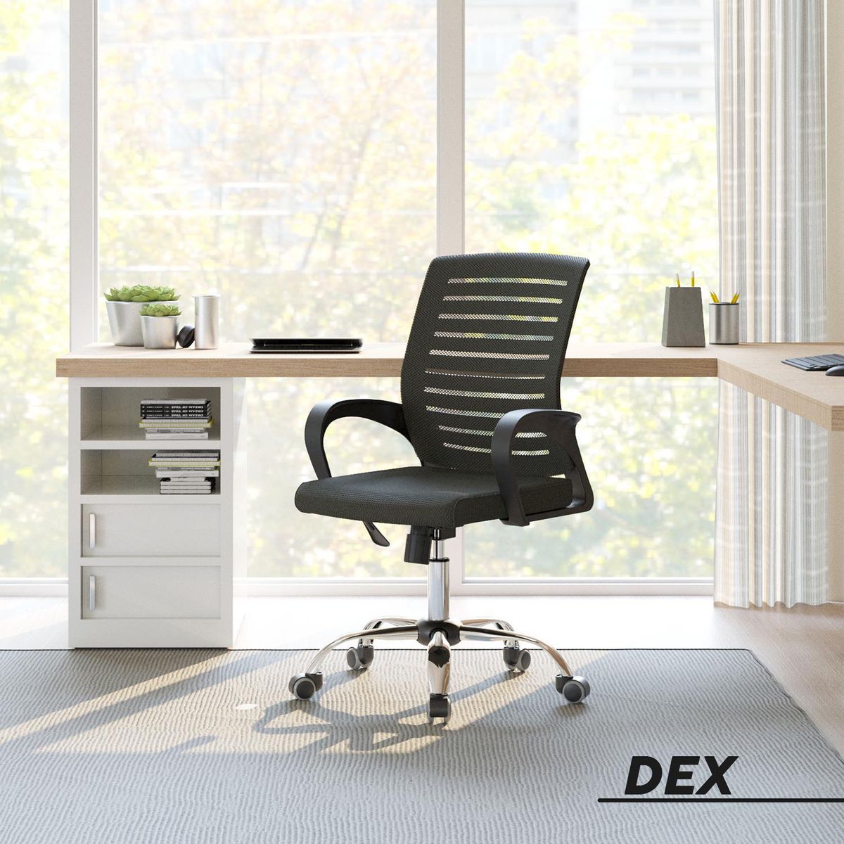 BONNO - Silla de Oficina Dex Gerente Negro