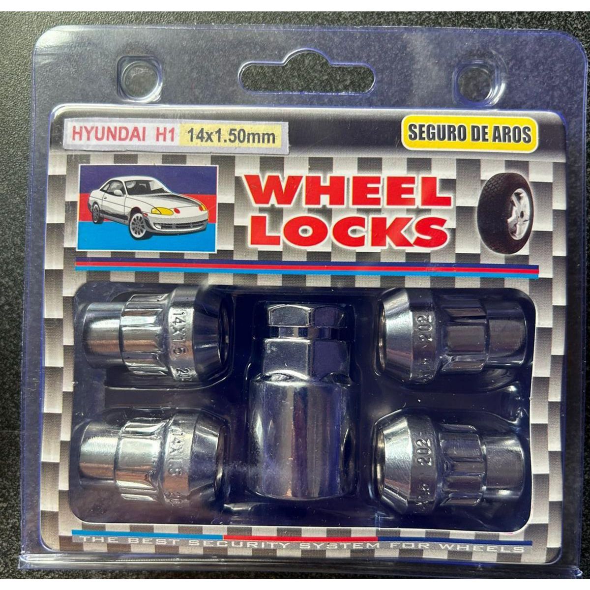 DISTRICOL - Seguro de Ruedas 14mm x 1.50