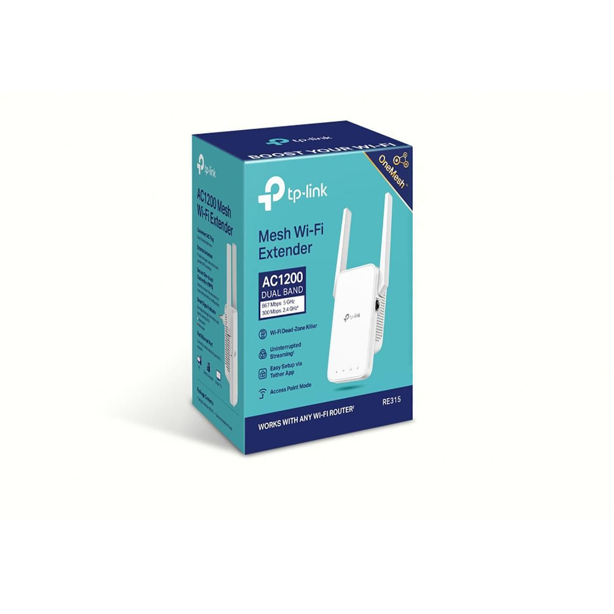 TP LINK - RE315 Extensor de Rango Wi-Fi en Malla AC1200