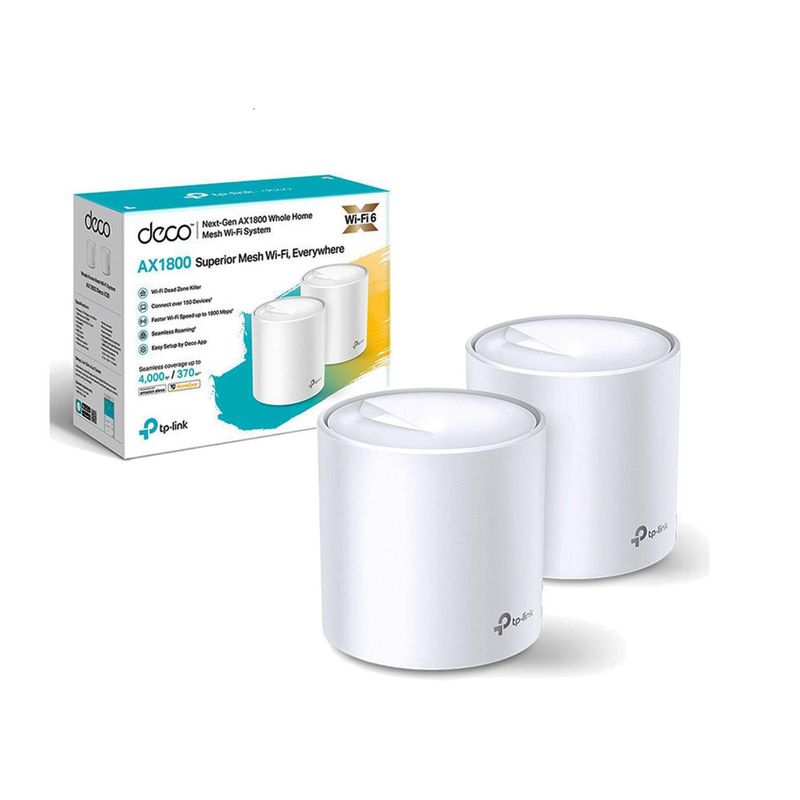TP LINK - Deco X20 2 Pack A002 Mesh Sistema Wi-Fi 6 AX1800