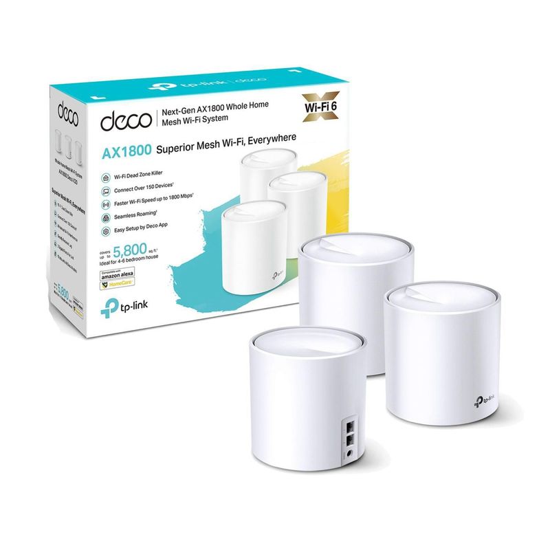 TP LINK - Deco X20 3 Pack A001 Mesh Sistema Wi-Fi 6 AX1800