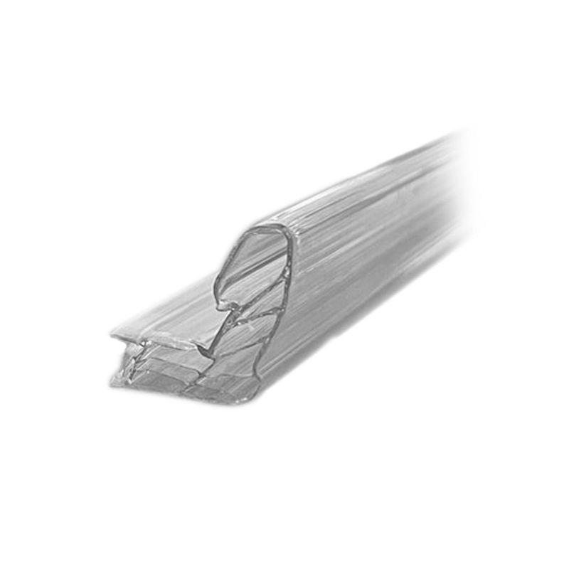 POLYARQ - Sistema Topgal: Perfil Borde  Clear  6 Mm X 2.95 Ml Accesorio Terminal