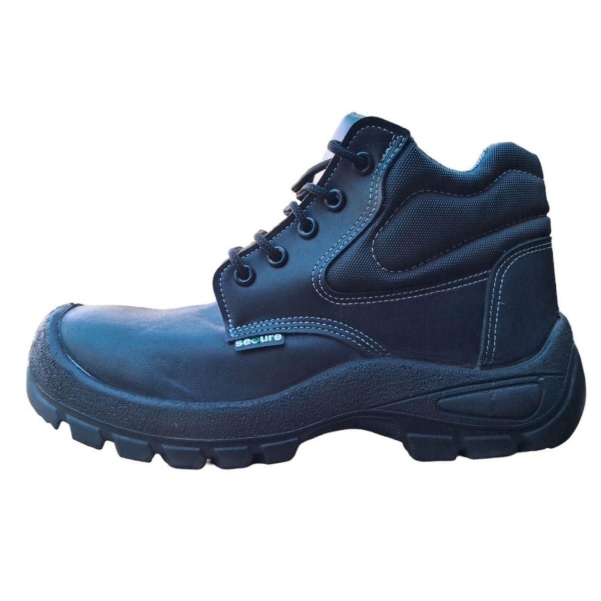  - Zapatos de Seguridad Punta de Acero Unisex Sequre Negro