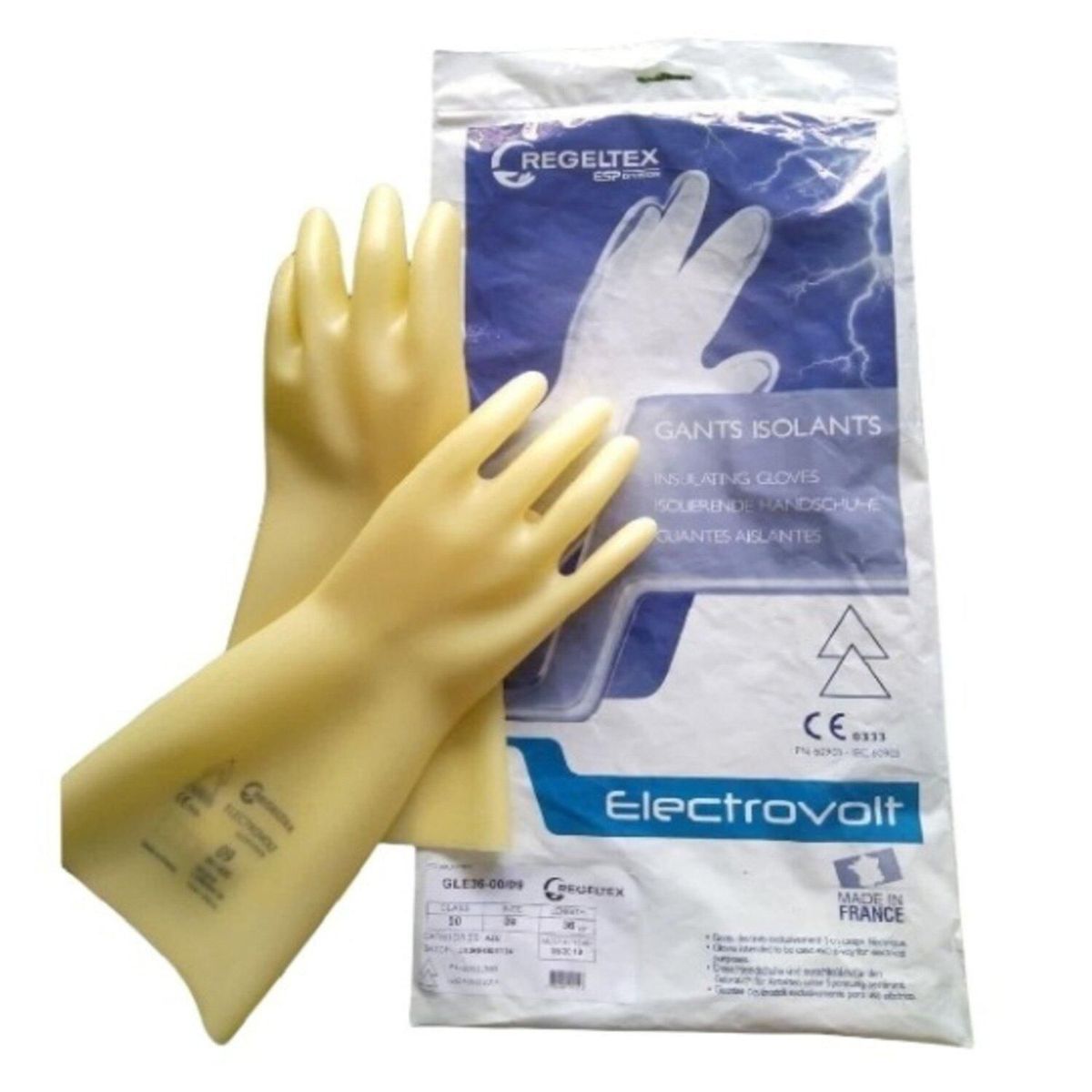 REGELTEX - Guante dieléctrico clase 0 T8