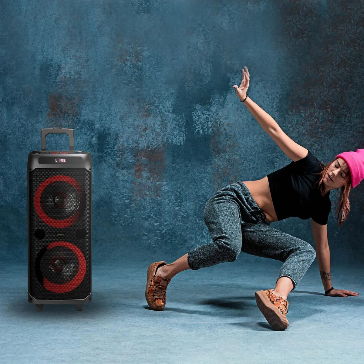 KUZLER - Parlante Karaoke Helgue Kuzler 1600W