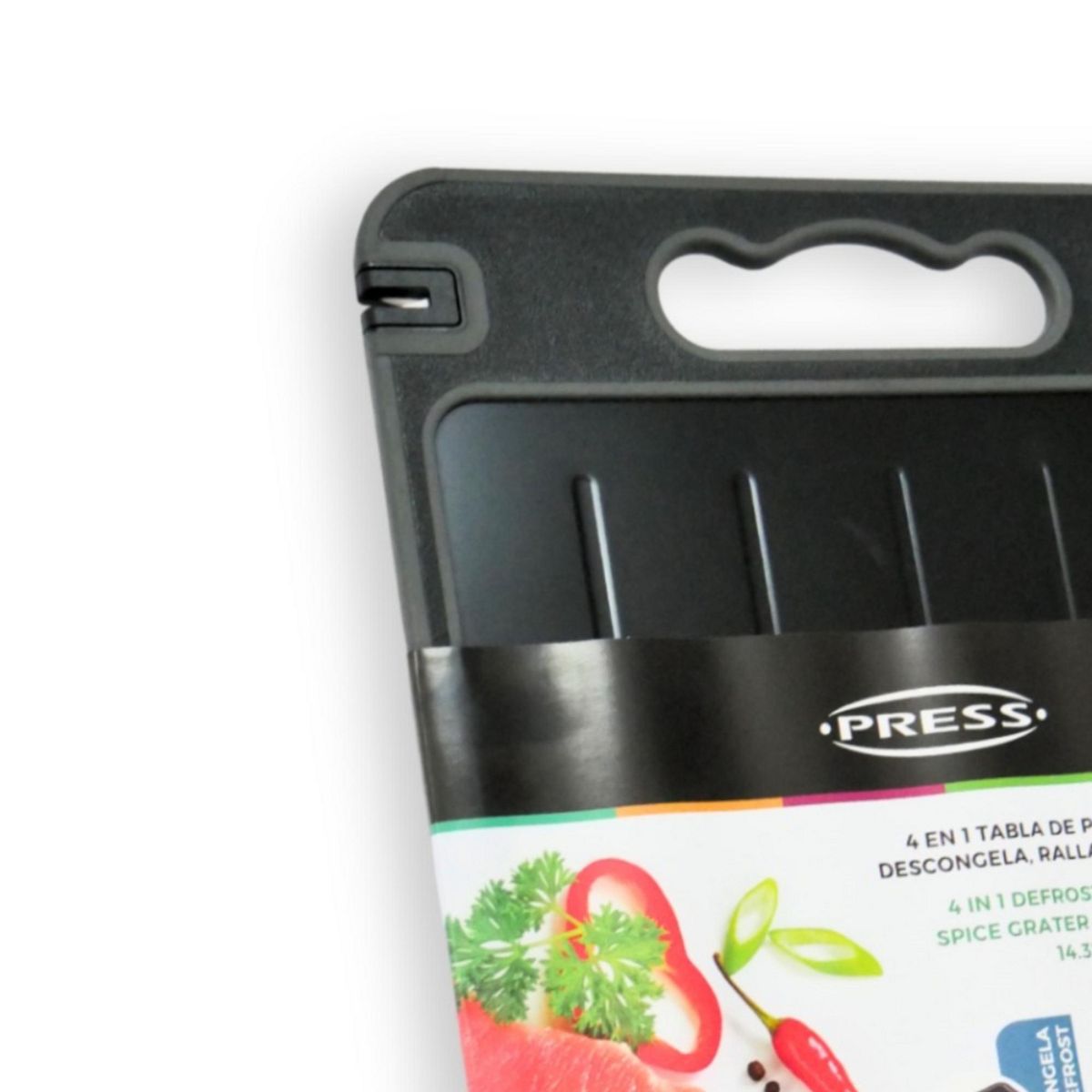  - Tabla de Picar Multifuncional Negro